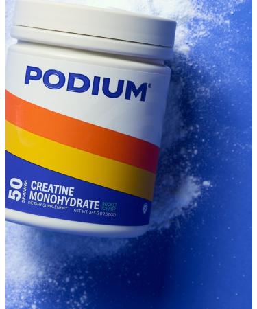Podium Nutrition Creatine Monohydrate 50 Servings Rocket Ice Pop Boost Athletic Performance - Buy Online on GoSupps.com