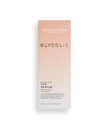 Buy Revolution Skincare London 10% Glycolic Acid AHA Glow Serum (30ml) - Best for Radiant Skin | International Shipping Available - Buy Online on GoSupps.com