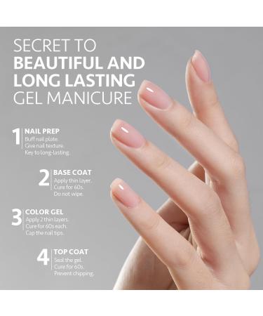 Buy GAOY 2 Pcs No Wipe Gel Top Coat 16ml - Glossy Finish UV Light Cure Gel Nail Polish - International Shipping Available - Buy Online on GoSupps.com