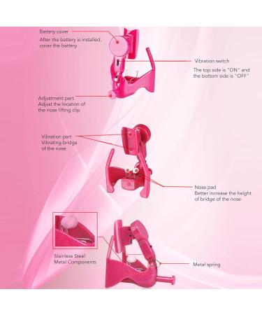 Dioche Nose Shaper - Ergonomic Electric Vibration Nose Clip & Massager for Men & Women | Nose Up Lifting Beauty Tool - Buy Online on GoSupps.com