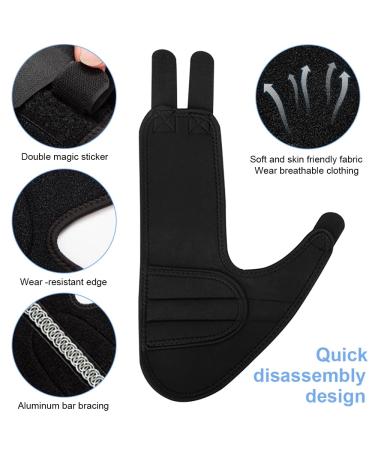 Shanhaikx Hallux Valgus Corrector & Toe Spreader - Universal Size Hammer Toe Relief & Protection (Black Left Foot) - Buy Online on GoSupps.com