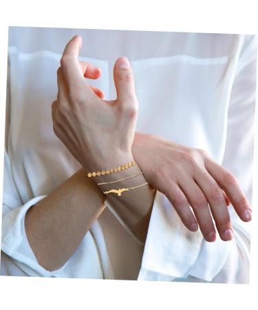 CALLARON 9 Pcs Gold Chain Miss Friendship 22.5X1.6cmx3pcs Goldenx3pcs - Buy Online on GoSupps.com