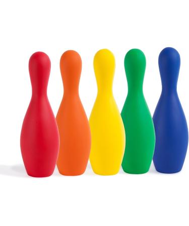 Champion Sports Multicolor Weighted Foam Bowling Pins Set - Ideal for Training & Kids Games - Buy Online on GoSupps.com