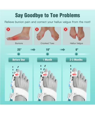 Upgraded Fit Bunion Corrector for Men & Women | Orthopedic Bunion Splint for Big Toe Relief | Adjustable Comfort Fit for Right/Left Feet - 1PCS - Buy Online on GoSupps.com
