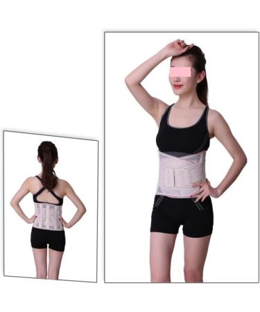 Back Support Back Brace Lumbar Support Lower Back Brace Double Pull Back Support Belt Breathable Posture Corrector Adjustable Back Support Belt(Pink Medium) Medium Pink - Buy Online on GoSupps.com