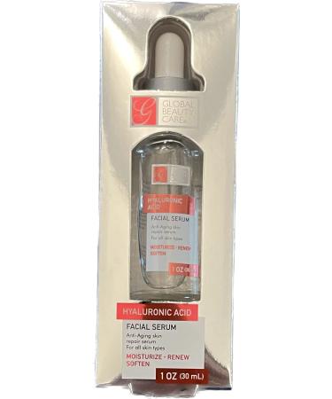Global Beauty Care Hyaluronic Acid Facial Serum 1oz