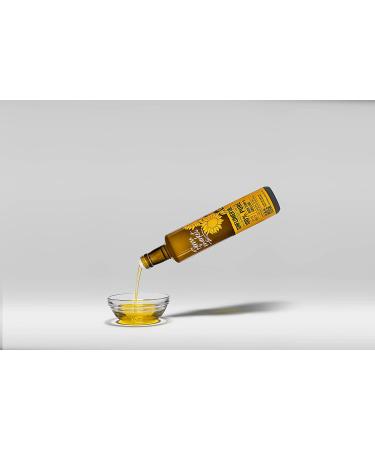 Farm To Market Non-GMO Expeller Pressed Sunflower Oil 16.9 Fl Oz - Healthy Oil for Dressings, Frying, Marinades, and Baking - Buy Online on GoSupps.com