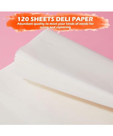 120 Sheets Deli Paper Sheets Transparent Paper Translucent Clear Paper Tracing Paper for Drawing Wax Paper Printing Sketching Calligraphy Pencil Ink Markers  White (9 x 13 Inch) 9 x 13 Inches - Buy Online on GoSupps.com