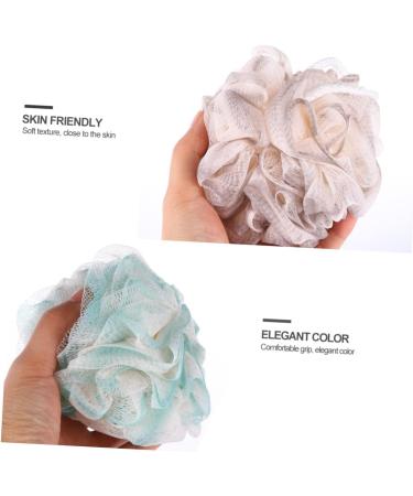 3pcs Bath Ball Bubble Making Net - Shower Poufs & Scrubbers for Luxurious Home Spa Experience - Buy Online on GoSupps.com