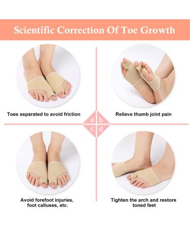 Bale Toe Correction for Men & Women - Hallux Valgus Protection 2 Pairs - Optimize Comfort & Alignment - Buy Online on GoSupps.com