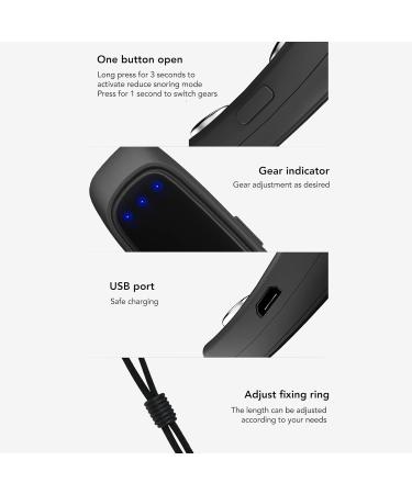 Intelligent Vibrating Anti Snore Chin Strap | Snoring Relief Aid with Adjustable Strap for Better Sleep - Buy Online on GoSupps.com