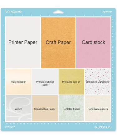 Funnygame 12x12 Blue Sticky Cutting Mat 3 Pack for Cricut - Compatible with Maker 3, Explore 3, Air 2, Air, One - Ideal for HTV, Cardstock, Adhesive Vinyl - Cricut Accessories - Buy Online on GoSupps.com