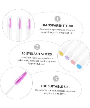 Didiseaon 10pcs Eyelash Brush Eyebrow Brush Makeup Stuff Makeup Plastic Brush Wands Woman With Diamond - Buy Online on GoSupps.com