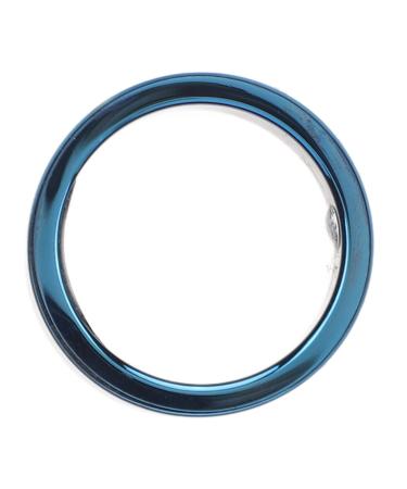 Smart Ring Sleep Tracker Ring Waterproof Titanium Alloy Vibration Alarm As Gift 17# BLUE