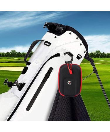 ACHIX Golf Rangefinder Hard Shell Case - Compatible with Bushnell/Callaway/Tectectec - Universal Laser Range Finder Carry Bag with Carabiner Belt Clip - Black - Buy Online on GoSupps.com