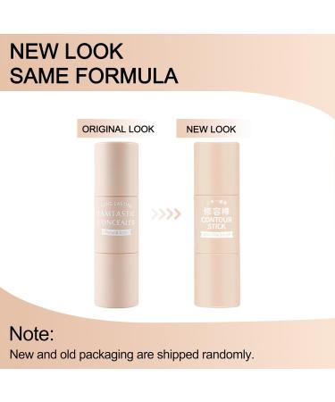 Erinde Contour Foundation Stick with Brush - Waterproof Longwear Makeup (#03) - High Gloss White - Buy Online on GoSupps.com