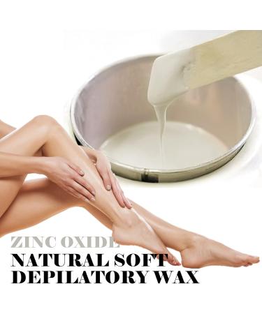 Sharonelle Soft Wax All Purpose Hair Removal Natural Depilatory Canned Wax for Sensitive Skin Canada-Made Melting Wax in Black color Canned Package (1PC ZincOxide) 500 ml (Pack of 1) Zincoxide - Buy Online on GoSupps.com