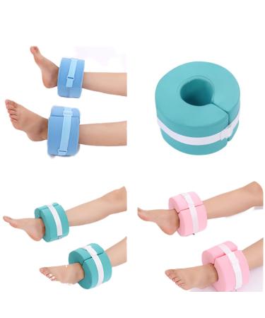 SiiMMM Foot Elevation Pillow Ankle Heel Protector Support Medical Ankle Cushion for Foot Pressure Bed Sore Ulcer Heel Pillow Elevator Leg Sore Cushion Foam Broken Ankle Heel Pink 1 PACK