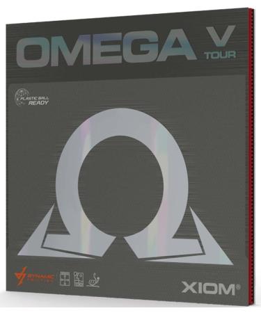XIOM Omega V Tour Table Tennis Rubber Red 2.0