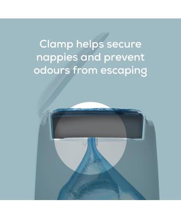 Angelcare Nappy Disposal System with 6 Refills - Convenient & Hygienic Diaper Disposal for Parents | International Shipping Available - Buy Online on GoSupps.com