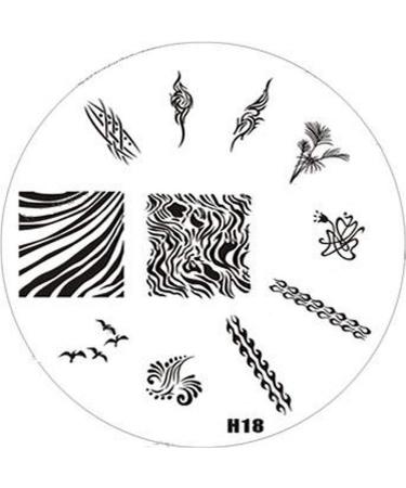 Stamping template # H-18