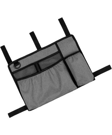 Multipurpose Wheelchair Armrest Storage Bag for Seniors and Disabled for Effortless Storage Management Grey - Buy Online on GoSupps.com