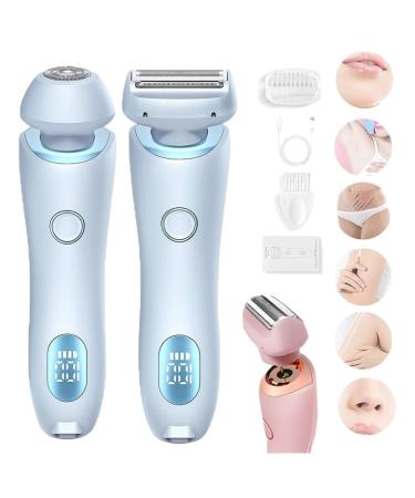Duskofficial Razor dusk Official Shaver dusk Official Electric Razor silk Glide Pro Shaver 3.0 2 In 1 Electric Shaver Razors for Women electric Waterproof Shaver for Women bikini Shaver for Women (B)