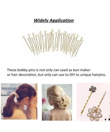 200 Count Blonde Bobby Pins with Box - Magicalmai 2 Inch Hair Pins for Thick Thin Hair - Invisible Wave Hairgrip for Women, Lady, Girls, Kids - Buy Online on GoSupps.com