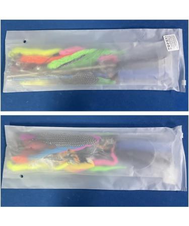 12 PCS Feather Teaser Cat Toy 2 Pcs Retractable Interactive Cat Teaser Rods 10 Pcs Replacement Colorful Feather Refills with Bells Feather Dangler Funny Exercise for Indoor Cat Kitten Catcher - Buy Online on GoSupps.com
