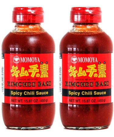 Momoya Base Kimchi - Kimuchi Korean Sauce Without Motorbike - 450g - Pack of 2 - Promoo