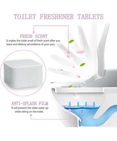 White Elephant Gifts Toilet Bombs 2-in-1 Toilet Tablets Prevent Poop from Splashback + Toilet Bowl Eliminator Unique Gifts for Women and Men 20 Pack Individually Wrapped - Buy Online on GoSupps.com