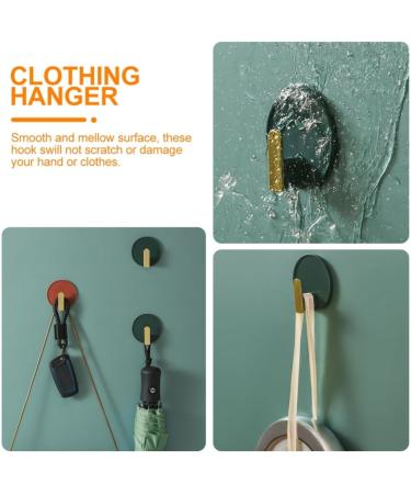 STOBAZA 12 Pcs No Punching Sticky Hook Wall-Mounted Towel Rack 5.3X5.3X2CMx3pcs As Shownx3pcs - Buy Online on GoSupps.com