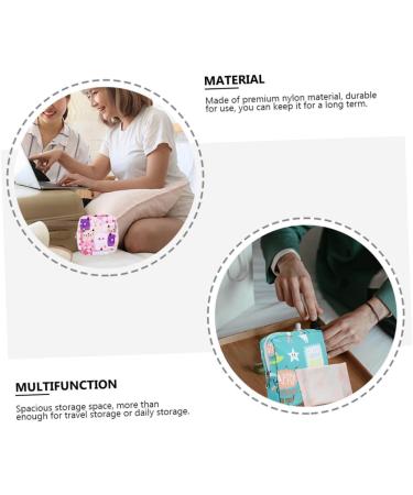 Lurrose 2-Pack Women's Storage Bag | Portable Menstrual Pad & Tampon Holder | Mini Wallet & Napkin Organizer - Travel Essential - Buy Online on GoSupps.com