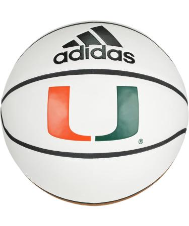 adidas NCAA Miami Hurricanes Autograph Basketball | Official Full Size - Buy Online on GoSupps.com