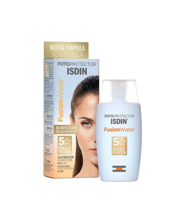 ISDIN Fusion Water LSF 50 | Ultra-Light Daily Sunscreen for Face | 50ml + Hydrating Creams 100ml | International Shipping - Buy Online on GoSupps.com