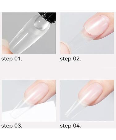  Buerfu Nail Gel Glue Press On Nail Glue Solid Nail Gel Glue - Strong Pressure Nail Adhesive Long Lasting Clear UV Nail Glue for Women and Girls - Buy Online on GoSupps.com