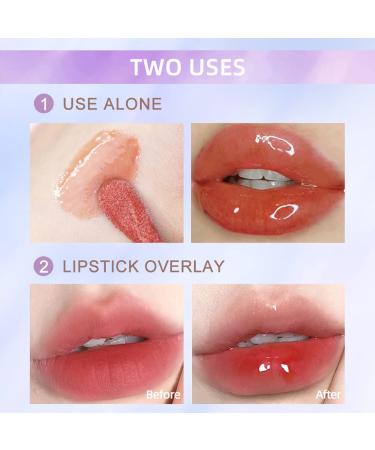 Big Brush Head Lip Gloss | Hydrating Lip Glow Oil (Color 02) - Shop Internationally! - Buy Online on GoSupps.com