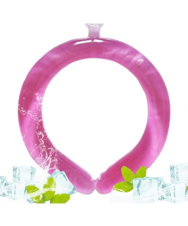 Cooling Neck Wraps for Summer Wearable Ergonomic Cooling Wraps | Portable Neck Coolers for Fitness Multipurpose Cooling Products for Work Fitness Pink - Buy Online on GoSupps.com