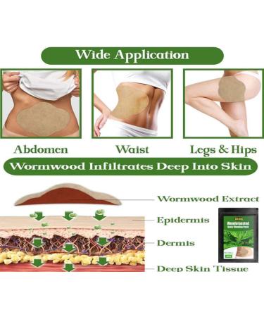 120pcs Slimming Patch - Natural Herbal Waist Shaper Wormwood Patch for Abdomen - Body Slimming Solution | International Shipping - Buy Online on GoSupps.com