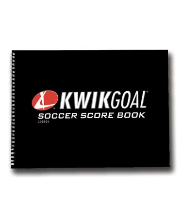 Score unisex adult Soccer score book, Black, 8 1 2-Inch H x 11-Inch W US