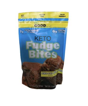 Keto Fudge Bites - Delicious Low-Carb to-go Chocolate Snacks | Non GMO, Gluten Free, Paleo Togo Snack Made with Grass-Fed Whey Protein | Ketogenic Diet Friendly Treats (7 Bites) - Bonus EBOOK