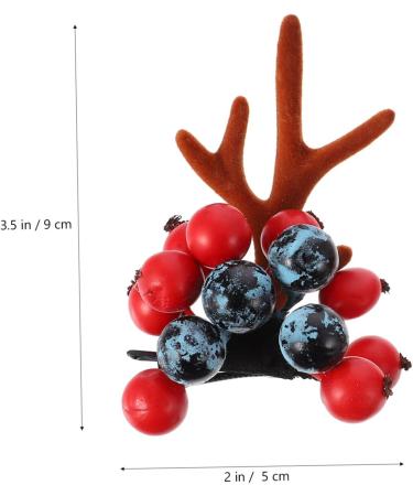minkissy 1 Pair Christmas Antler Hair Clip Deer Horn Barrettes Hair Accessory Xmas Hair Clip Kids Hairpins Reindeer Hair Clip Christmas Hair Clips Kids Tiara Toddler Hair Piece Alloy Miss - Buy Online on GoSupps.com
