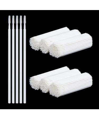600PCS Micro Applicator Brushes Long Brush Tip Micro Swabs Lash Mascara Wands Applicators Disposable Eyelash Extension Microswabs for Lash Extension Nail Polish and Crafts