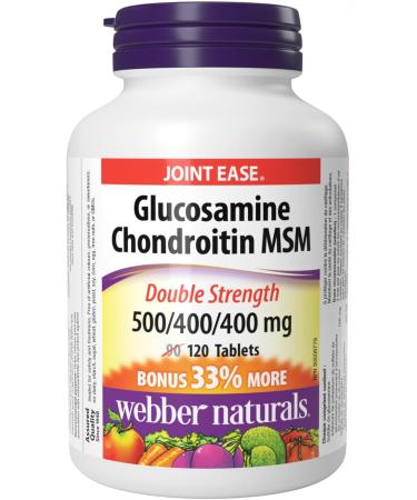 Webber Naturals Glucosamine Chondroitin MSM & Coenzyme Q10 (CoQ10) 200mg High Potency Antioxidant Non-GMO Gluten Free 60 softgels for Heart Health and Cellular Energy Production - Buy Online on GoSupps.com