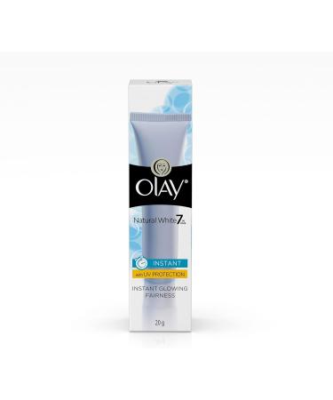 Olay Natural White Light Instant Glowing Fairness Skin Cream 20gm - Buy Online on GoSupps.com
