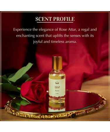 Real R.o.s.e A.t.t.a.r Alcohol-Free Natural Perfume Oil Traditional Arabic Fragrance 30ml - Buy Online on GoSupps.com