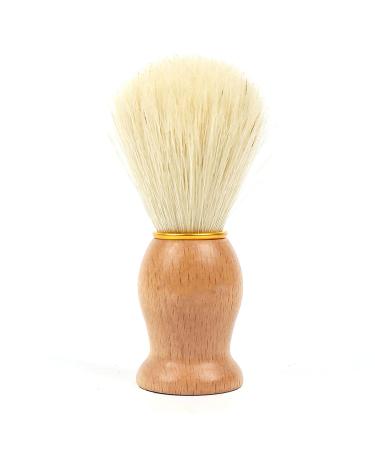 Book wood handle White pig bristles men's care tool foam brush shaving brush white wild boar bristles with beech wood handle use a shaving brush with shaving soap/make CSQ275 1 piece (1 Pack) white