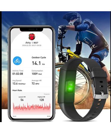 V100S Fitness Tracker with Body Temperature Heart Rate Blood Pressure Sleep Health Monitor Activity Tracker Step Calorie Counter Pedometer Watch for Men Women Teens Black - Buy Online on GoSupps.com