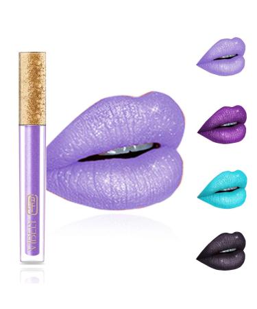 Edanta Kilshye Matte Lipstick Long Lasting Liquid Lipsticks Waterproof Cream Lip Gloss High Pigment Lipstick Non Stick Cup Lip Makeup for Women and Girls Pack of 1 (Purple 13)