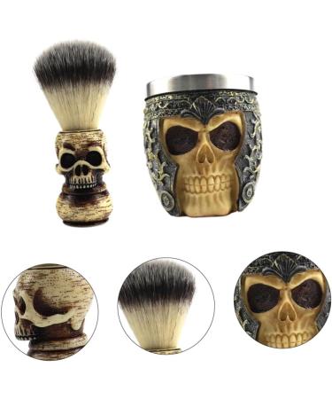 Shop Minkissy 2 Sets Skull Bart Brush & Razor Soap Brush - Premium Men's & Women's Shaving Tools for Perfect Grooming - Buy Online on GoSupps.com